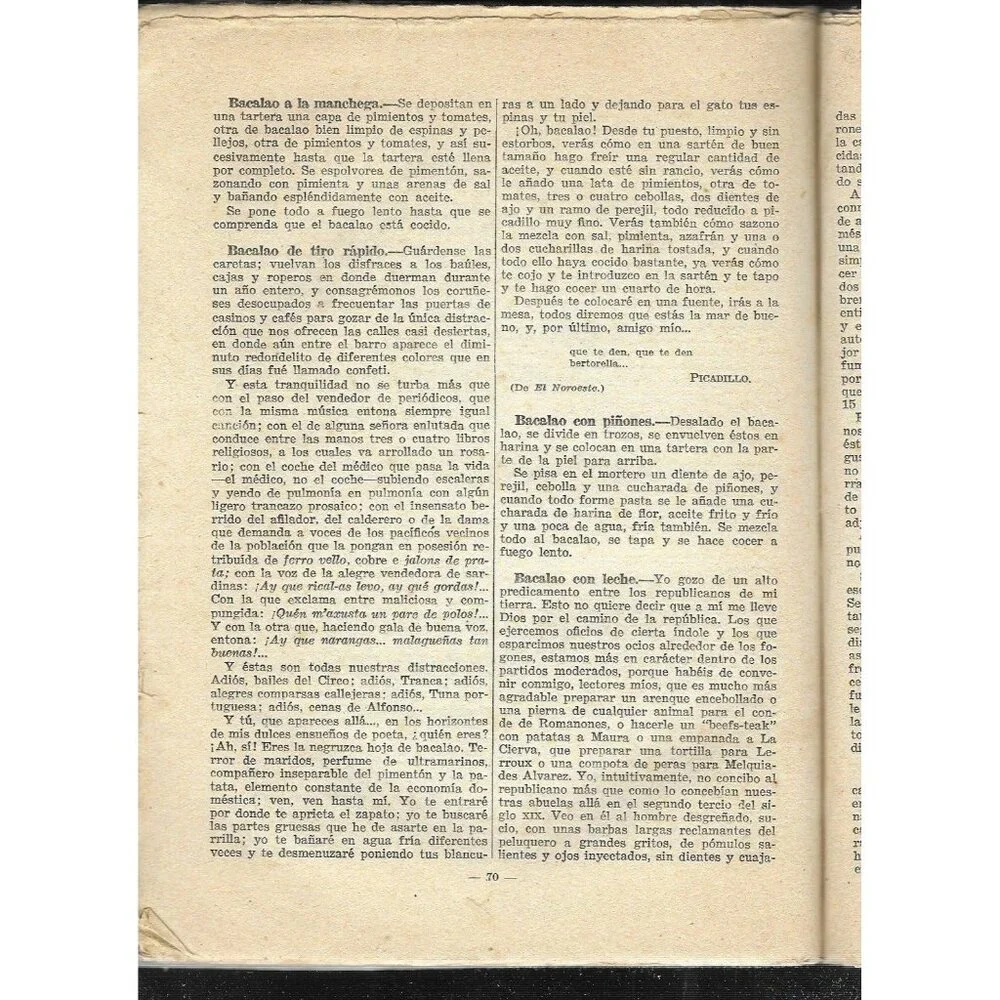 La Cocina Práctica Antique Spanish Cookbook Picadillo Early 20th Cent. Rebound - Picture 6 of 6